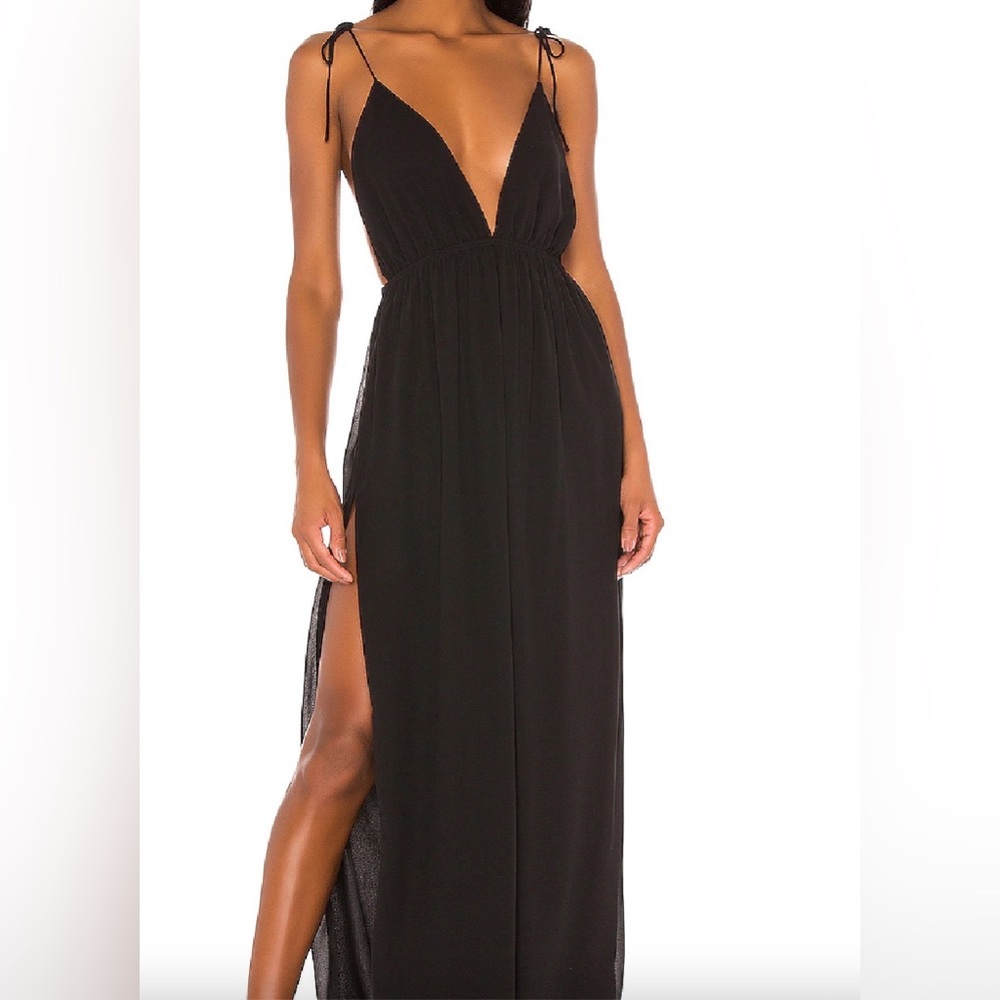 superdown Black Maxi Dress